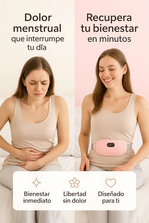 Cinturón alivio menstrual + Envio Gratis